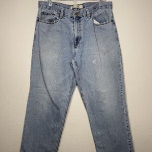 Urban Pipeline Denim Vintage Light Wash Relaxed Straight Jeans Men Size 36 32